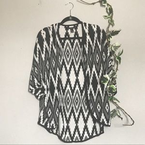 Forever 21 Poncho Tribal Print Size S